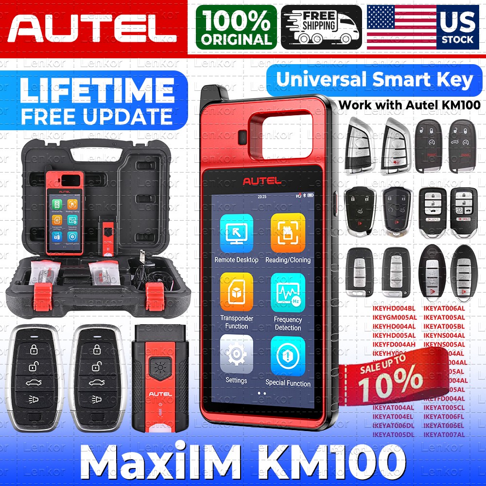 2025 Autel MaxiIM KM100 KM100E Key Fob Programming Tool Programmer Immobilizer