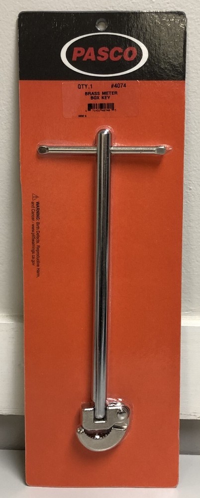 Pasco #4074 Brass Meter Box Key