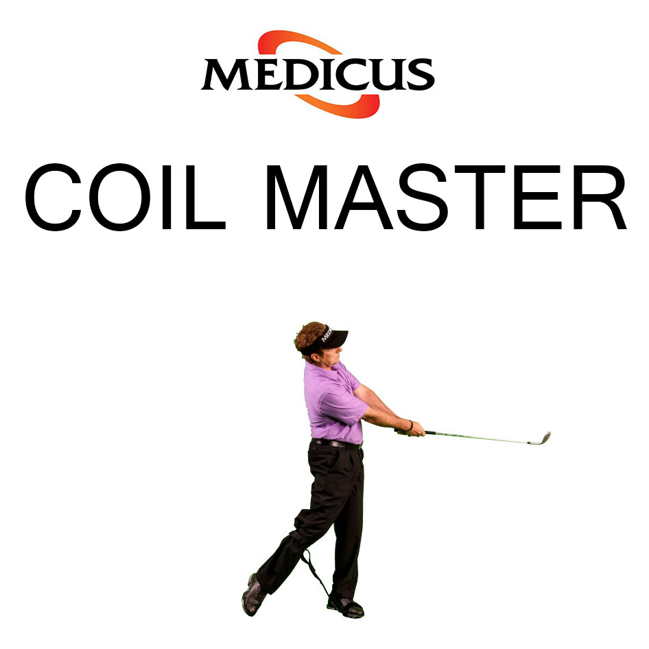 Medicus Coil Master Golf Swing Trainer Consistent Perfect Arc Power Accuracy