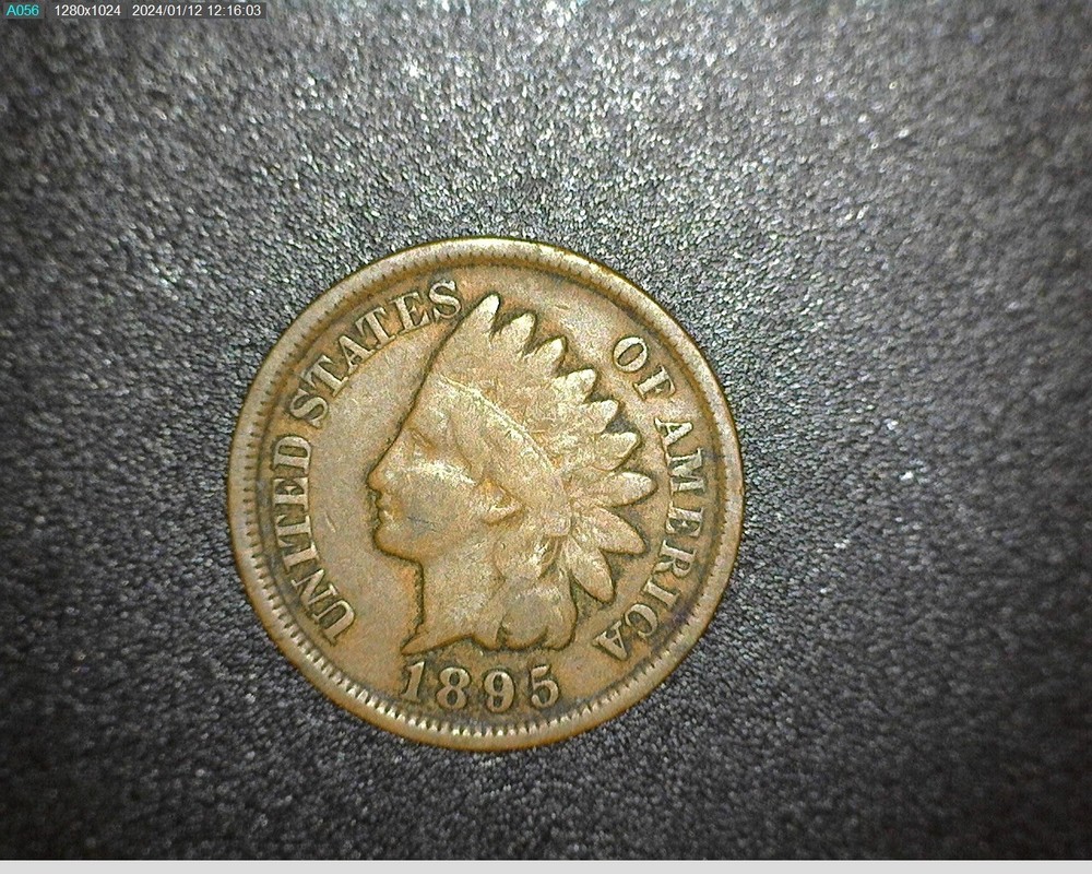 US 1895 Indian Head Cent - Combined Shipping Available