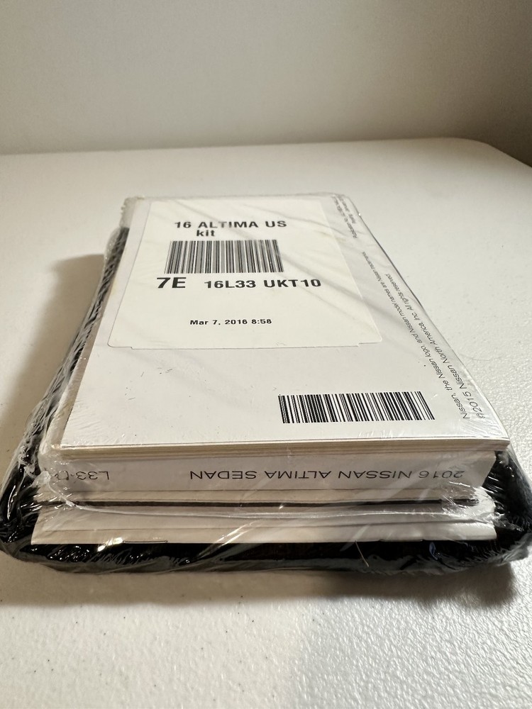 2016 Nissan Altima Owners Manual Set