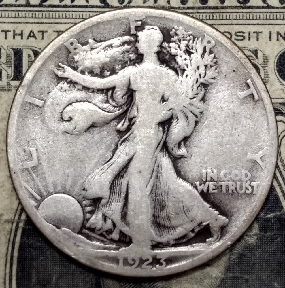 1923-S Walking Liberty Half Dollar