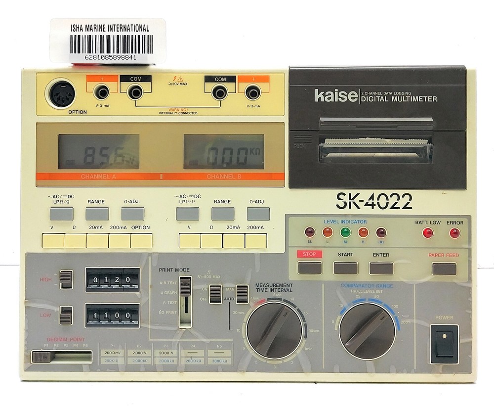 Kaise SK-4022 2 Channel Data Logging Digital Multimeter