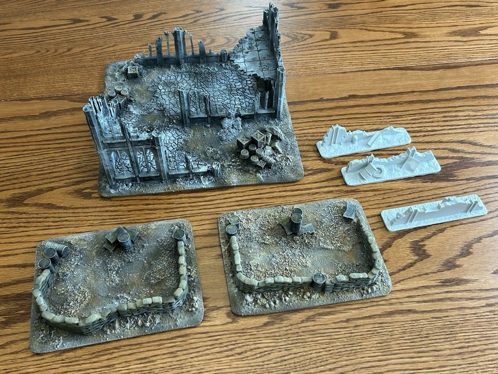 Tabletop Gaming Terrain Painted, Ready to Use