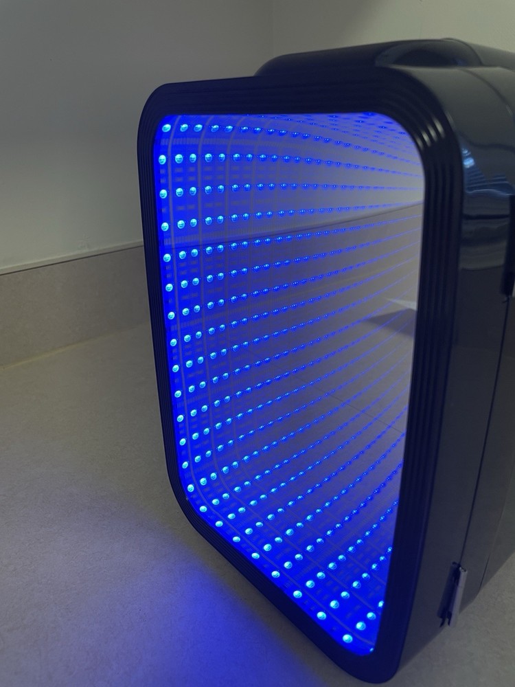 Mini Fridge, 4 Liter/6 Cans Small Refrigerator With Dimmable LED Light,AC/DC ...