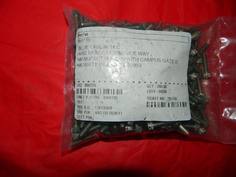 Blue Origin  Hardware  Freight Salvage