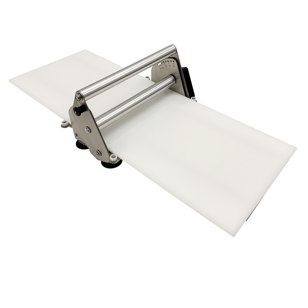 Hand-Crank Dough Roller Puff Pastry Maker 12" PP Material Kitchen Bakery Tool