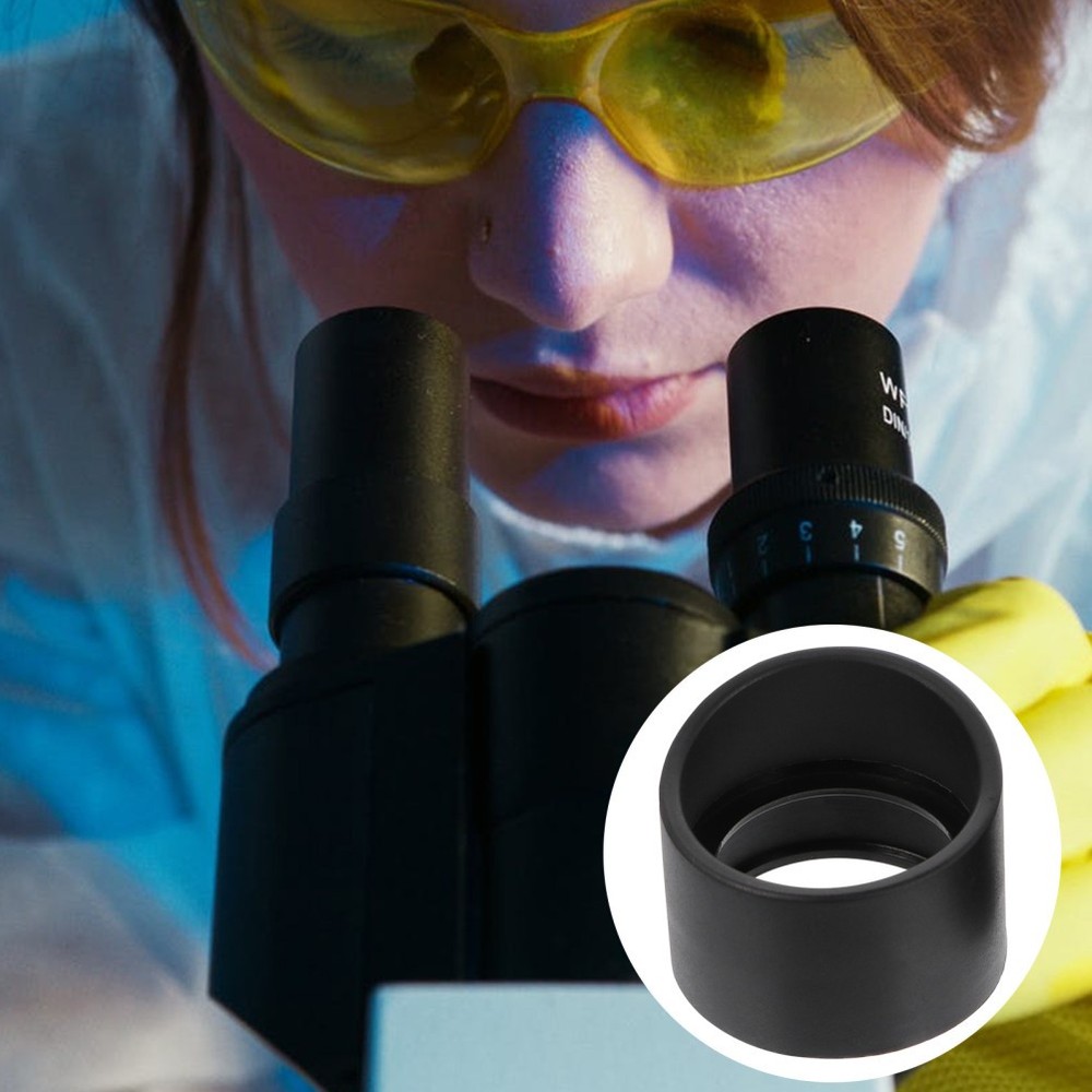 2 Pcs Microscope Goggles Rubber Eye Cup Soft Eyepiece Shield