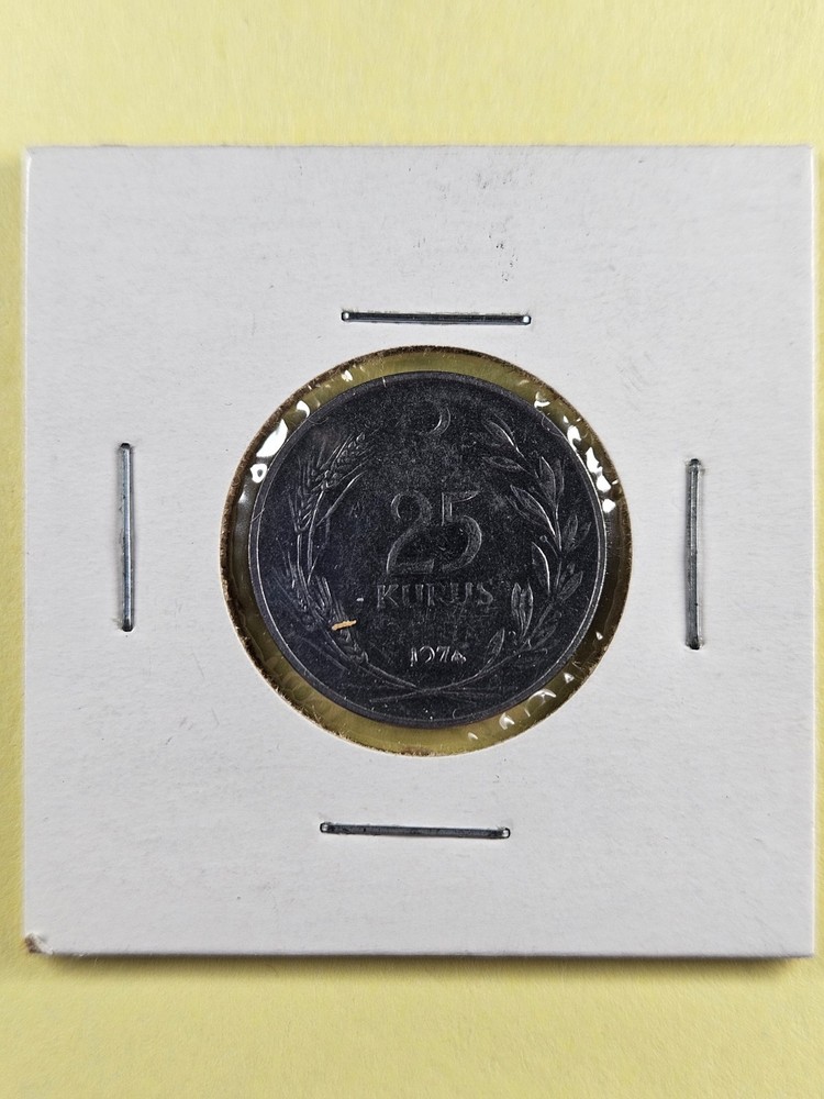 COINS - TURKEY - 25 KURUS 1974