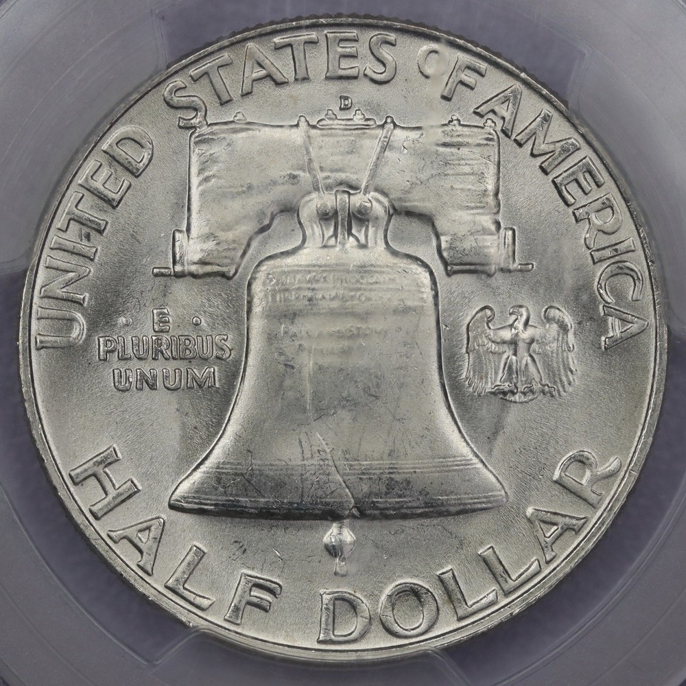 1959-D 50c Franklin Half Dollar - PCGS MS 65 FBL