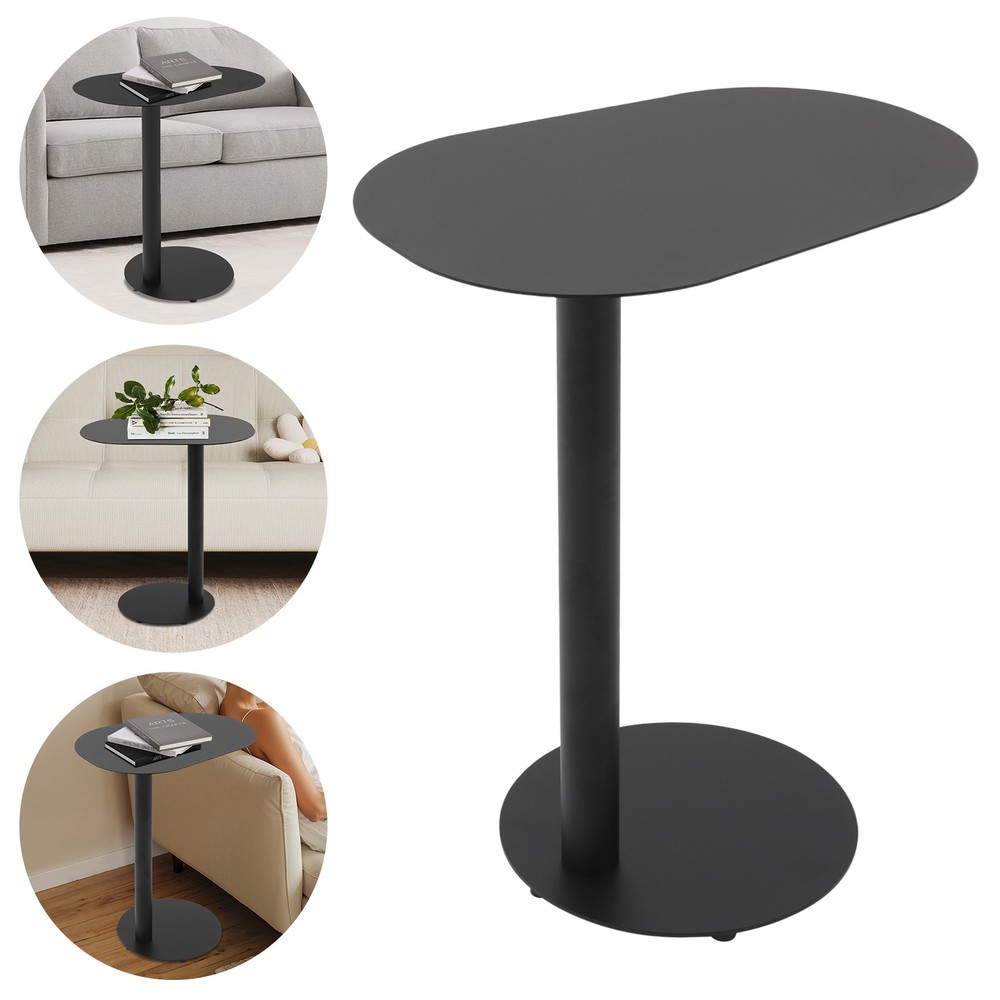 Living Room C-shaped Side Table Bedroom Iron End Table Couch Side Table