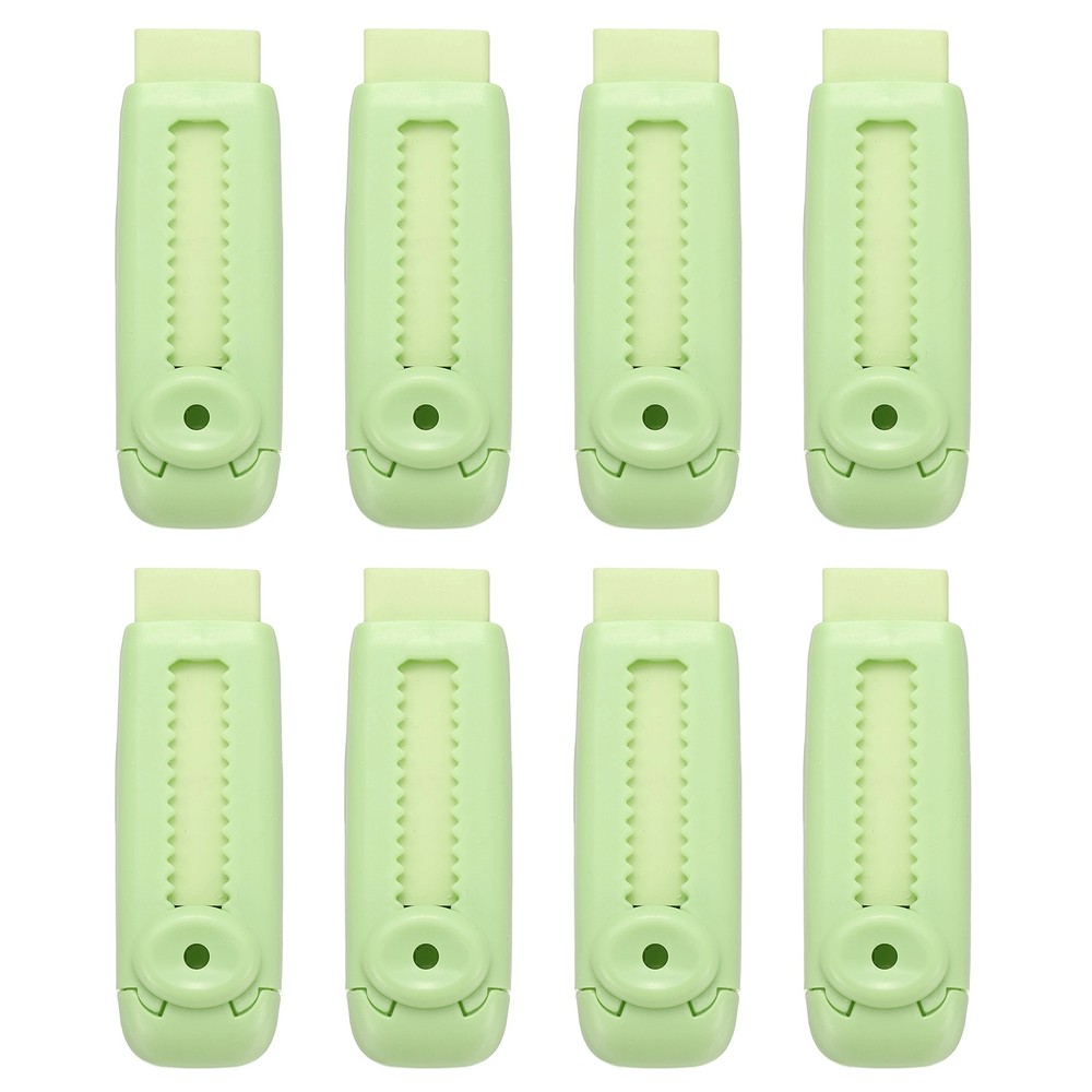 8 Pack Erasers, Pencil Erasers Large Eraser Push Pull Cute Soft, Cyan