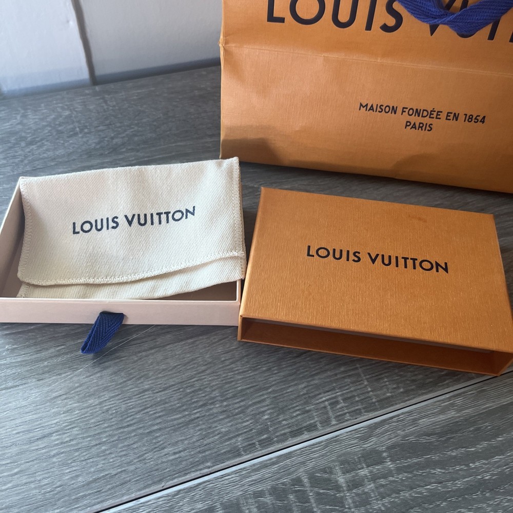Louis Vuitton Empty Gift Box 4x6 with dust bag +Empty Bag 10x8 ,receipt envelope