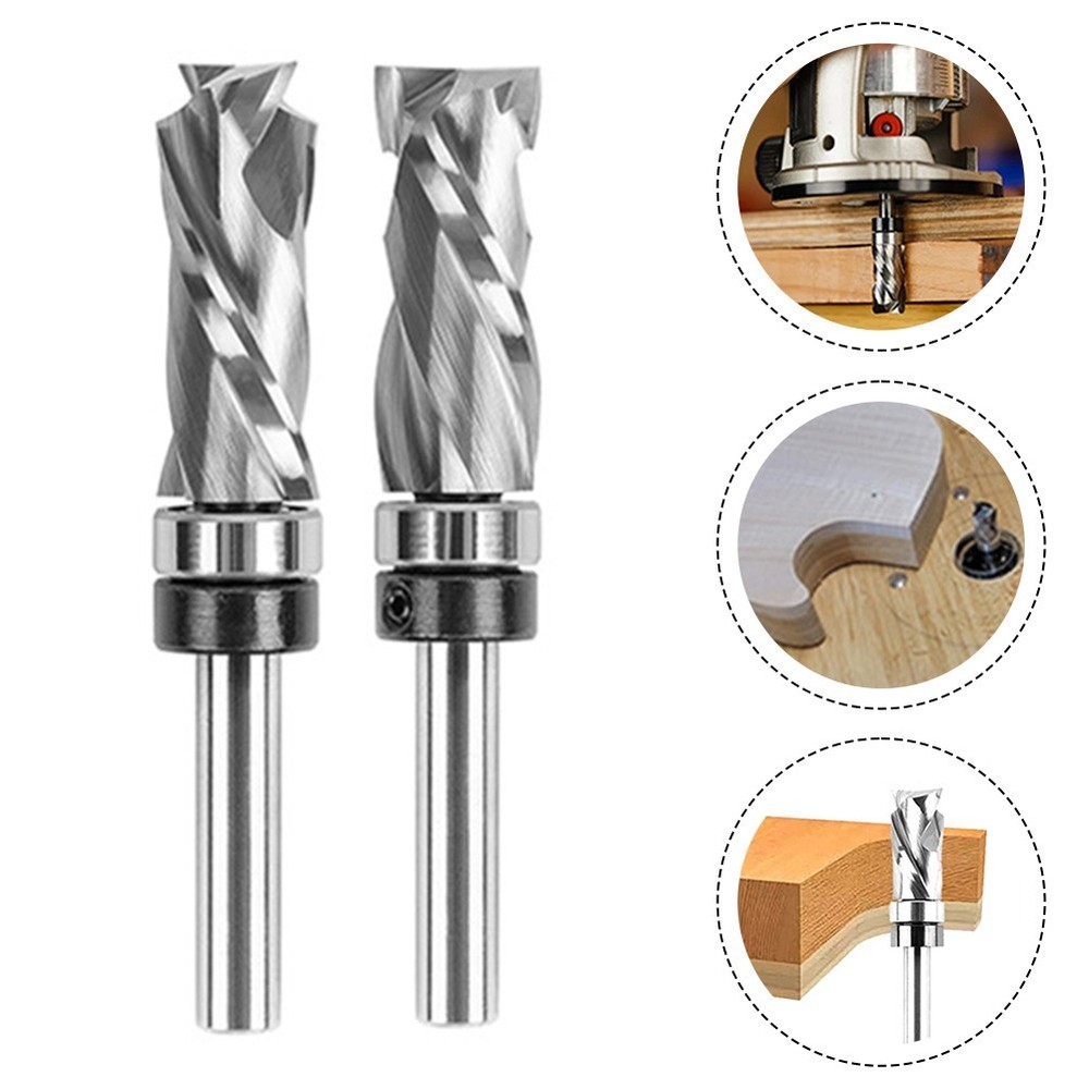 For Particleboard And Solid Wood Projects Spiral Flush Trim Router Bit