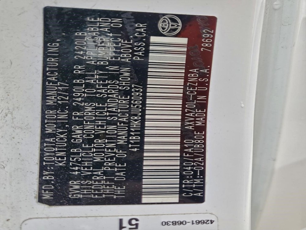 Camera/Projector Radar Unit Front Windshield Fits 18-19 CAMRY 365980