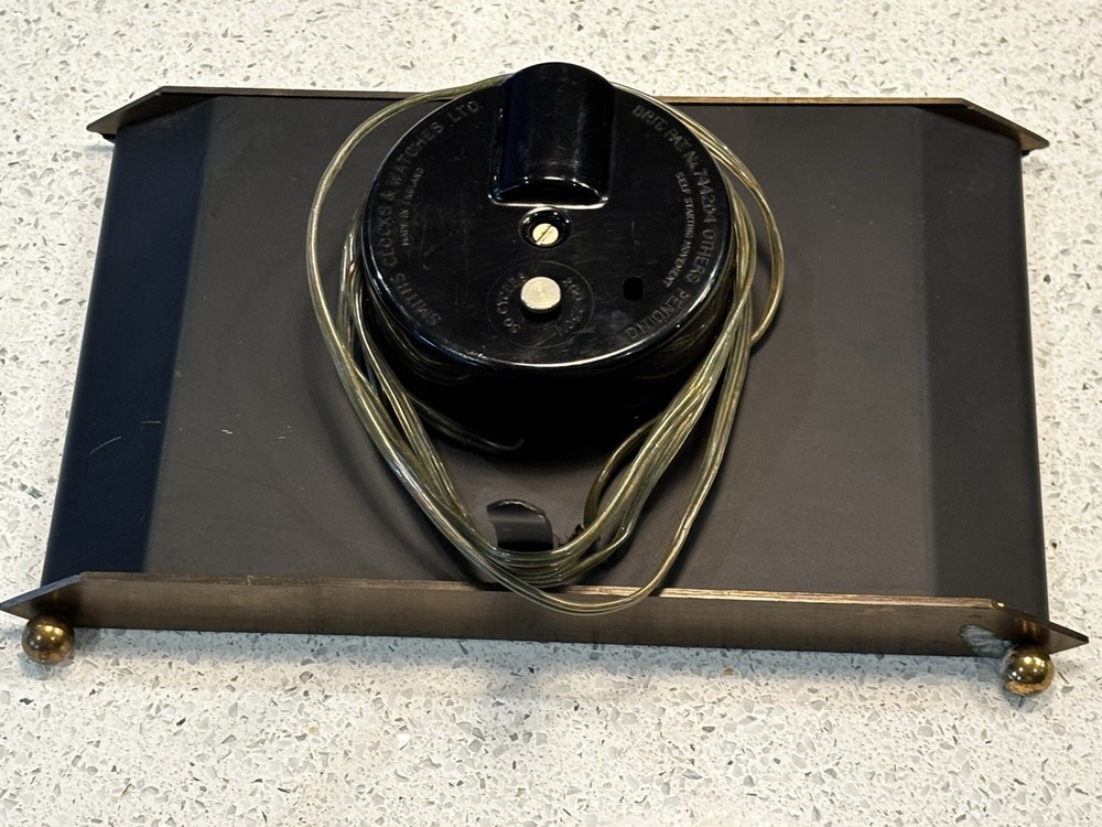 Smiths Art Deco Mantle Clock ( Missing Glass, Untested )