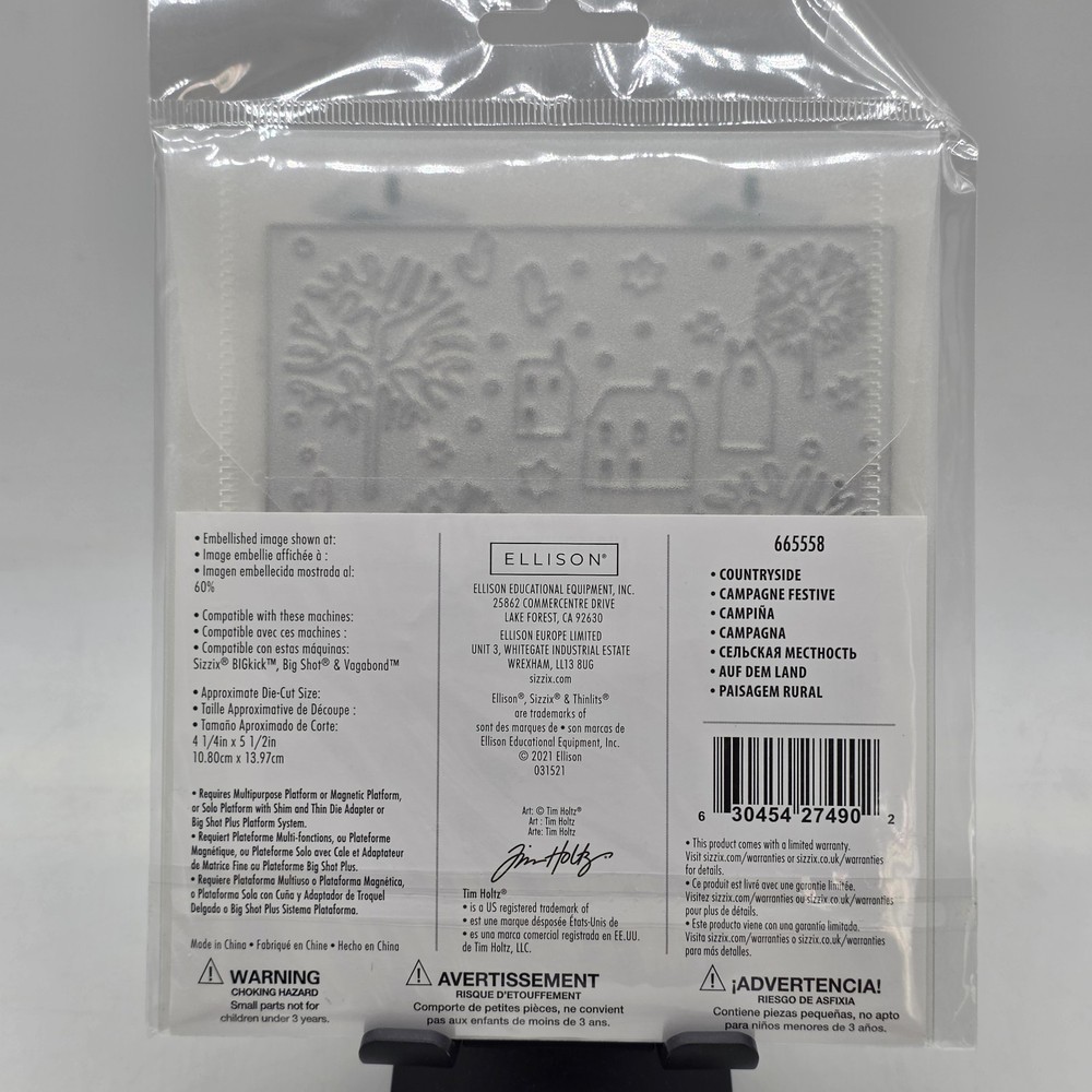 Sizzix Thinlits Countryside by Jim Holtz One die Ellison Scrapbooking 665558