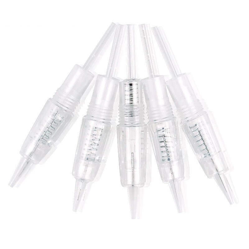 Disposable 8mm Screw Tattoo Needles Cartridges For Semi Permanent Microblading