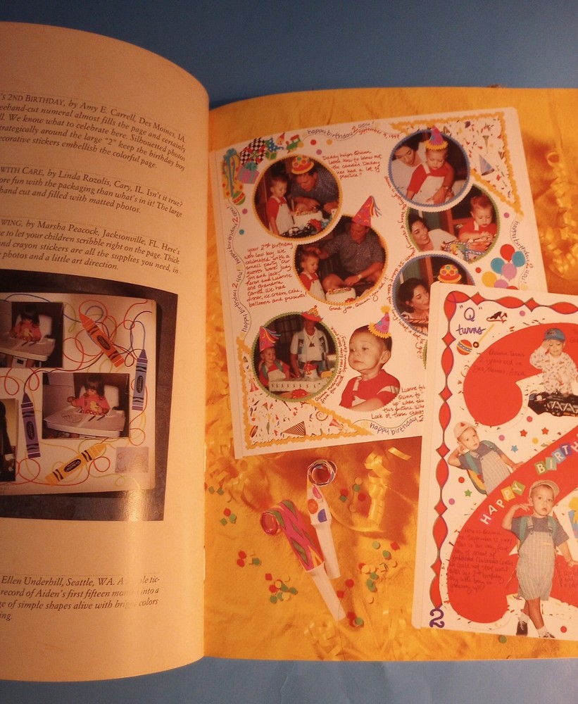 "Great Scrapbooks Ideas Tips & Techniques" Paperback Craft Book