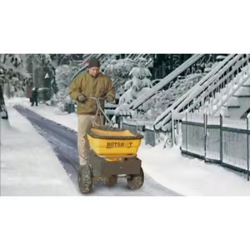 70 Lb. Capacity Walk behind Broadcast Salt Spreader