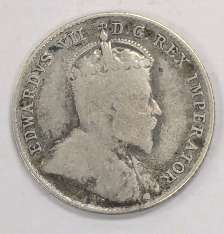 1906-Canada 10 Cent Coin-#T158
