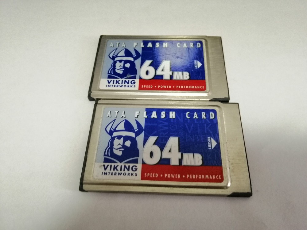 2PCS VIKING 64MB PC CARD