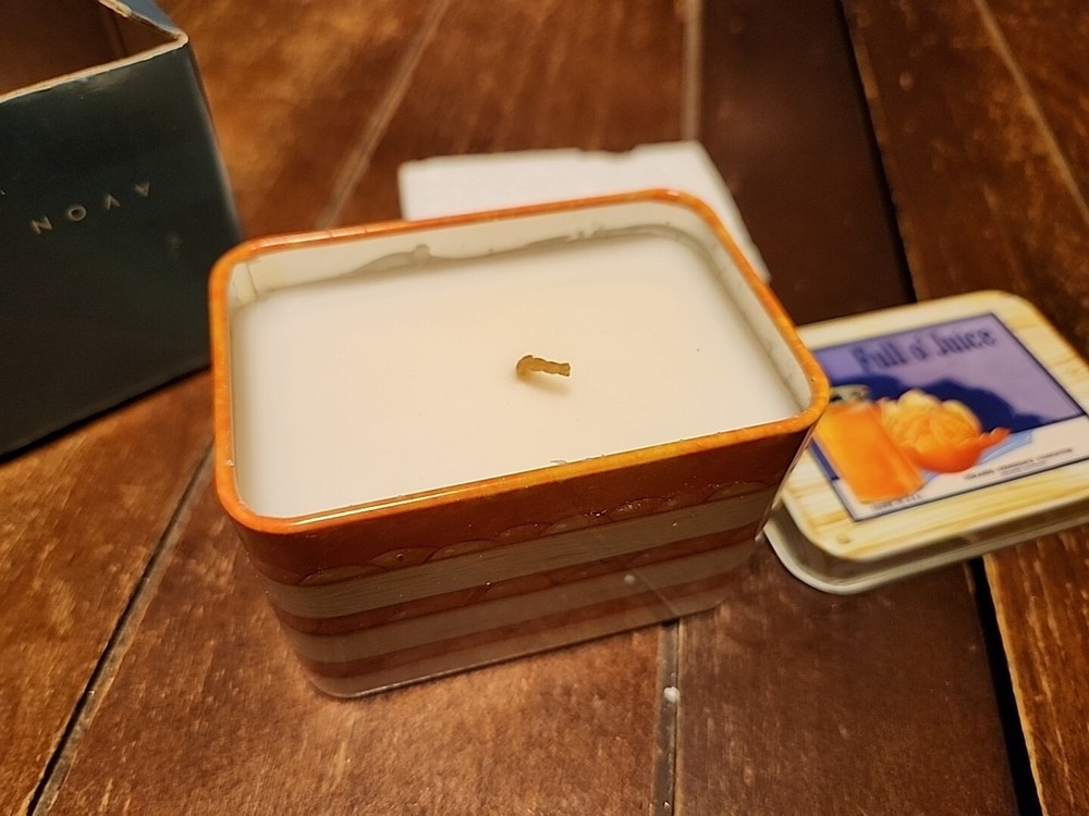 Avon Vintage Candle Full O Juice Oranges