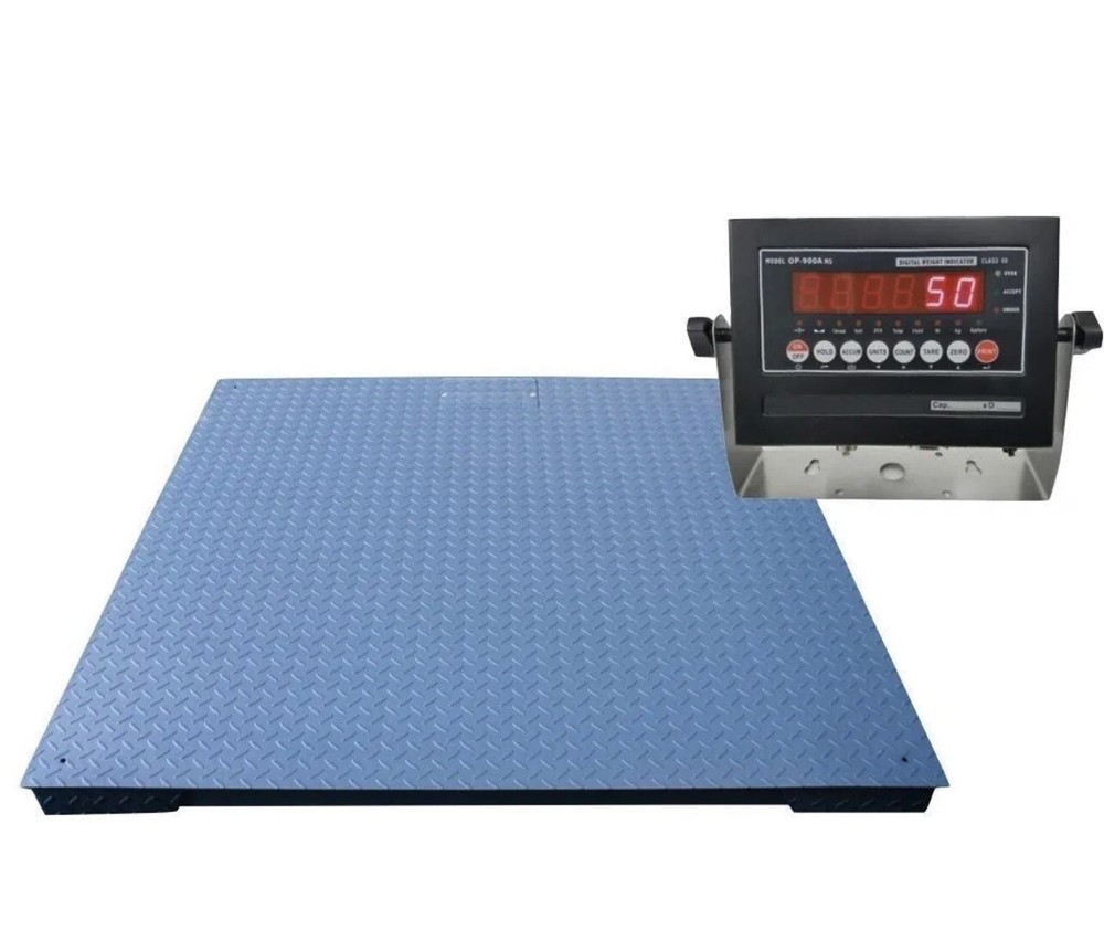 NTEP Certified - Floor scale with Ticket Printer
