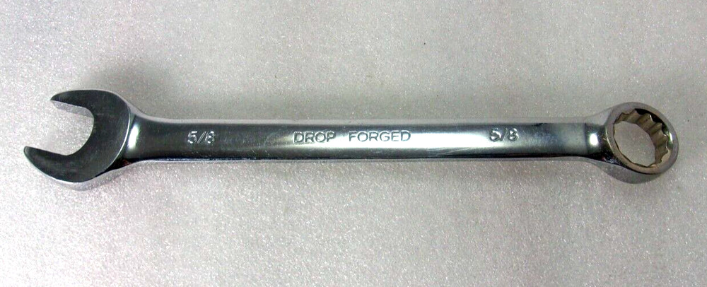 Mighty Max   5/8" Combo Wrench Drop Forged Chrome 8" Long