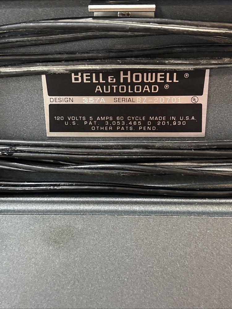 Bell and Howell 357A Projector Working Condition