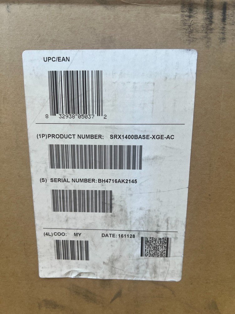 Juniper Networks SRX1400 Services Gateway - security appliance