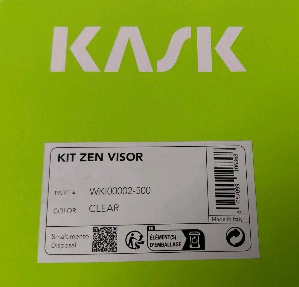 Kask Zenith Clear Visor Kit (WK100002-500)