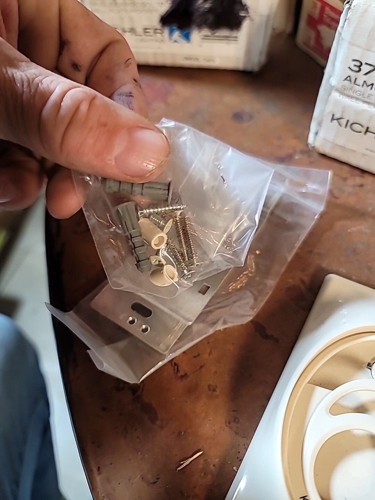 Kichler 370010 Ivory Fan Wall Plate Accessory