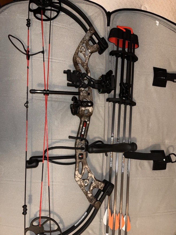 BlackOut Archery Bow Case with Camo Design and Carry Handle