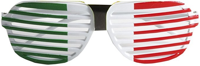 Italian Pride Slat Glasses