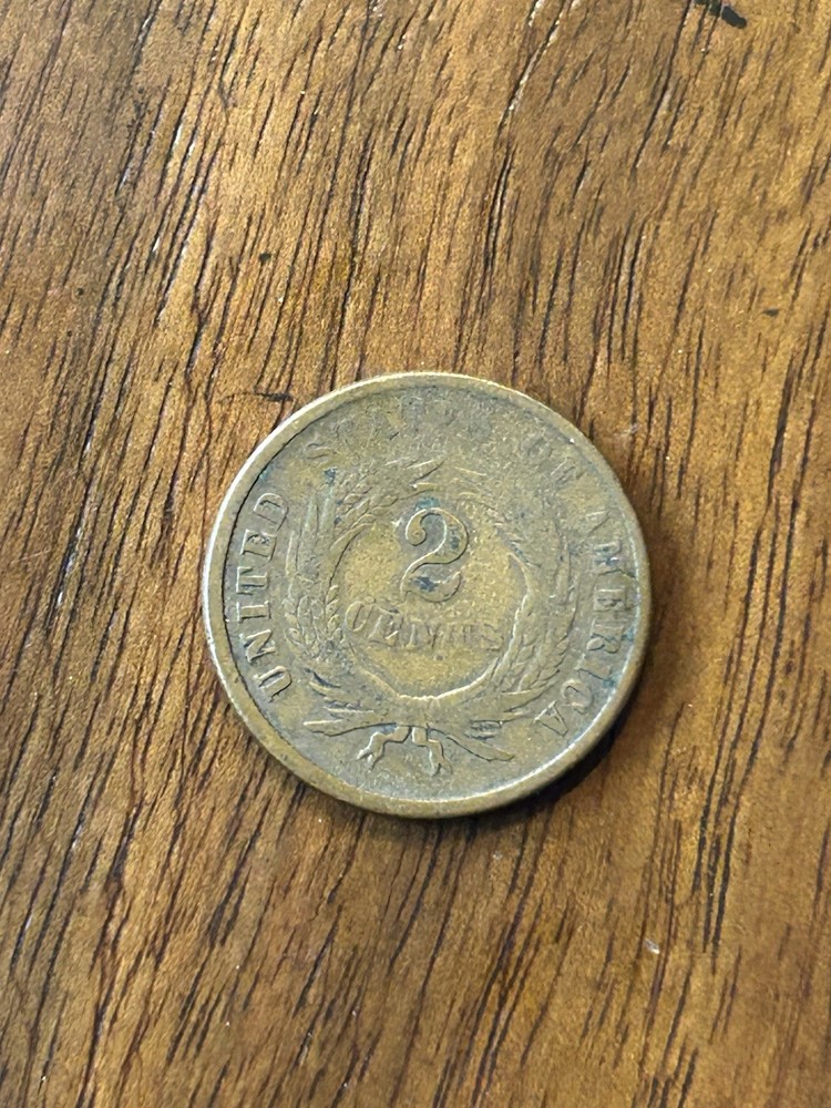 1866 Two Cent Piece VG