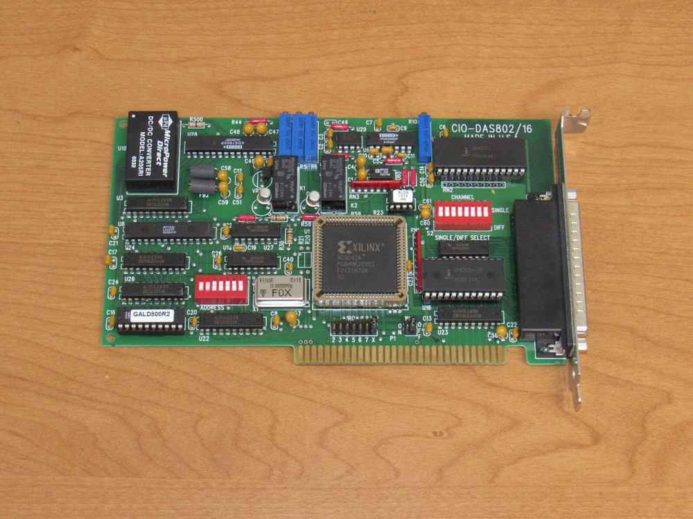 ComputerBoards, Inc CIO-DAS802/16 Data Acquisition ISA Card - UNTESTED