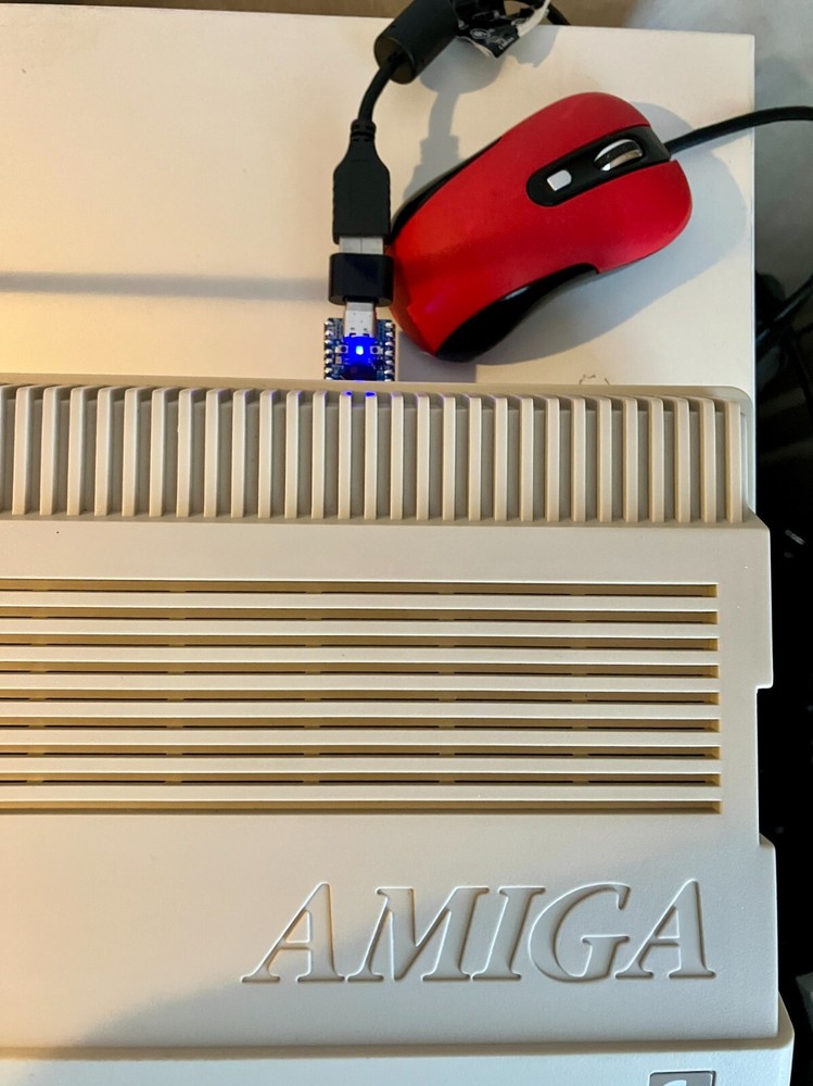 USB to Commodore 64, AMIGA and ATARI Joystick and Mouse adapter