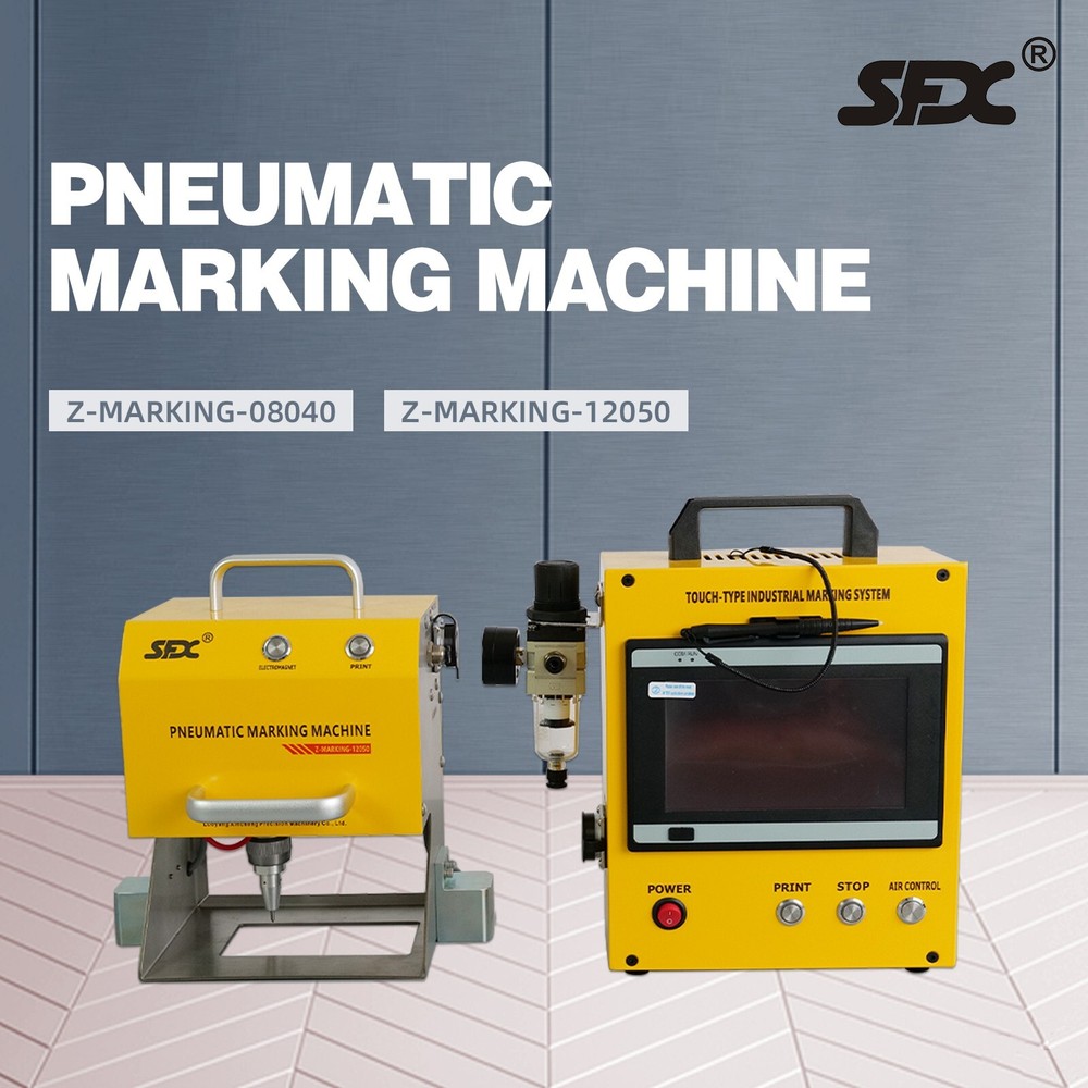US Demo Pneumatic Dot Peen Marking Machine for Vin Code Chassis Number Printer