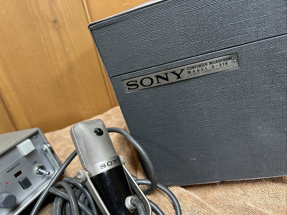 Sony C 37 A Tube Microphone   Non Working
