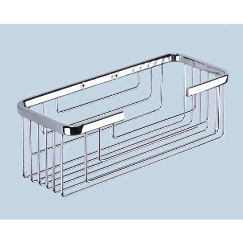 Wire Shower Basket, Chrome