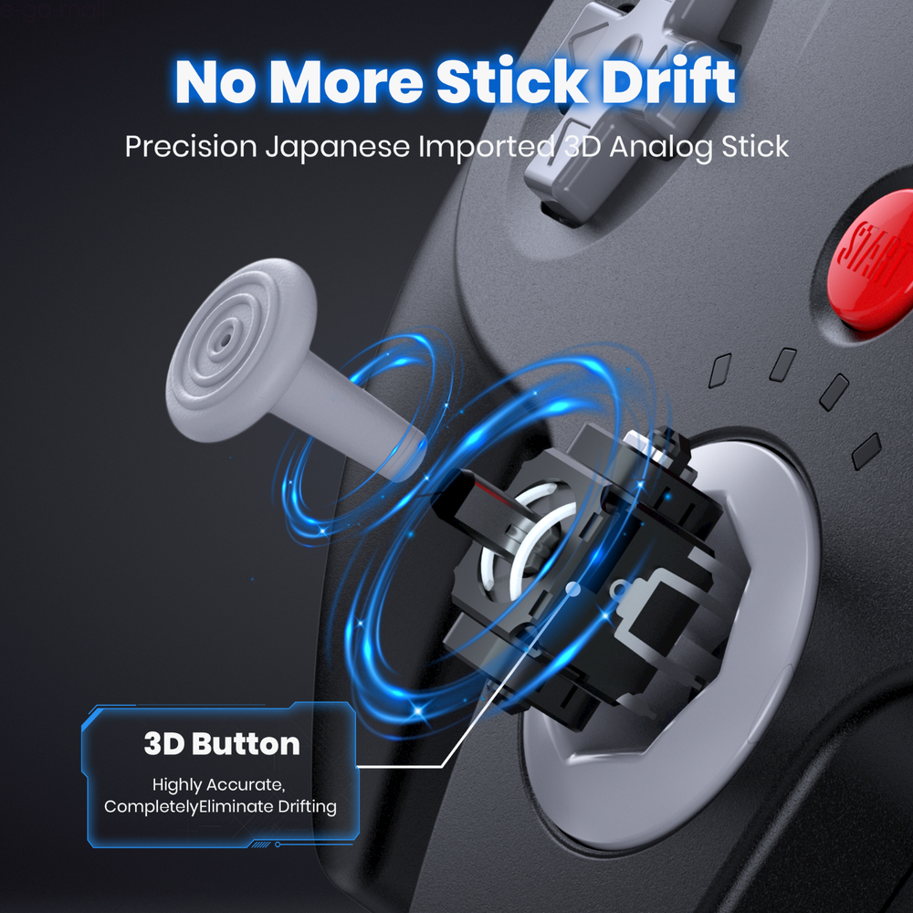 Wireless Switch N64 Controller for N64 NSO Steam/ PC Raspberry Pi Windows Mac