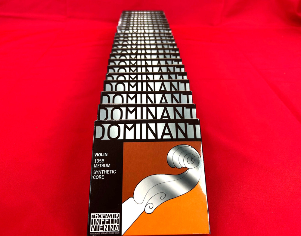 100% Authentic  Dominant 135B Violin String Set 4/4 Size Fits Ball and Loop E