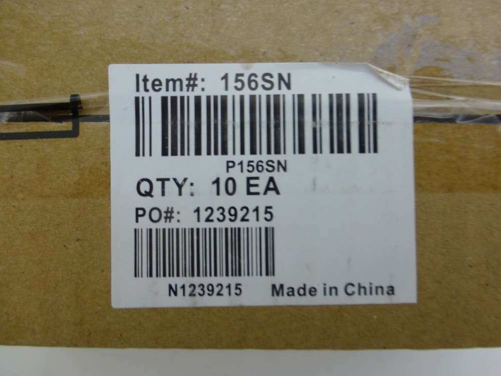 10pc Hardware Resources ELEMENTS 156SN Satin Nickel Cabinet Hardware Handle Pull