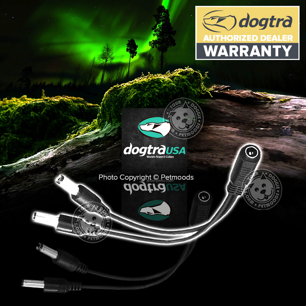 Dogtra Splitter 5-5 Charge Transmitter & Collar Simultaneously 5mm Connectors