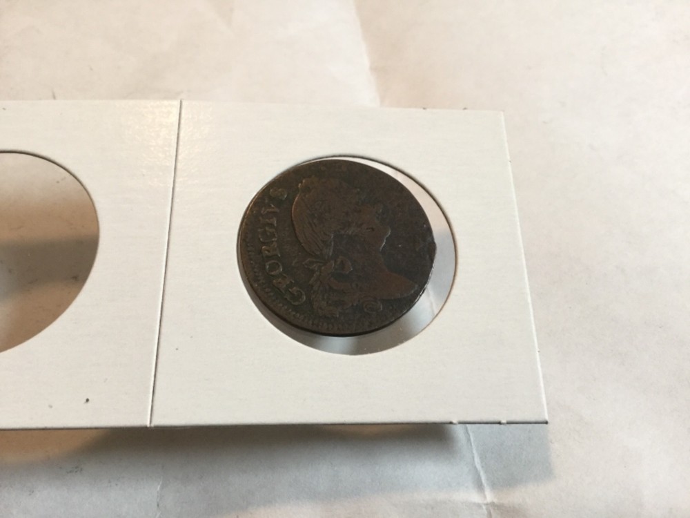 1766 George lll Colonial Irish Half Penny