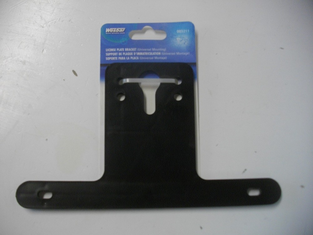 Wesbar 003211 Universal Mounting License Plate Bracket 3211