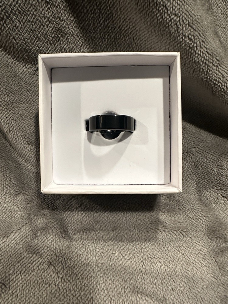 Smart Ring Activity Tracker Ring - Black Size 10