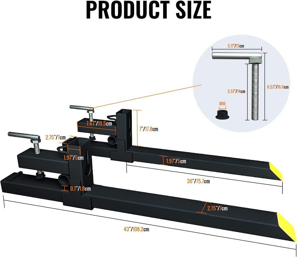 Reliable Clamp On Pallet Forks - Heavy Duty Construction