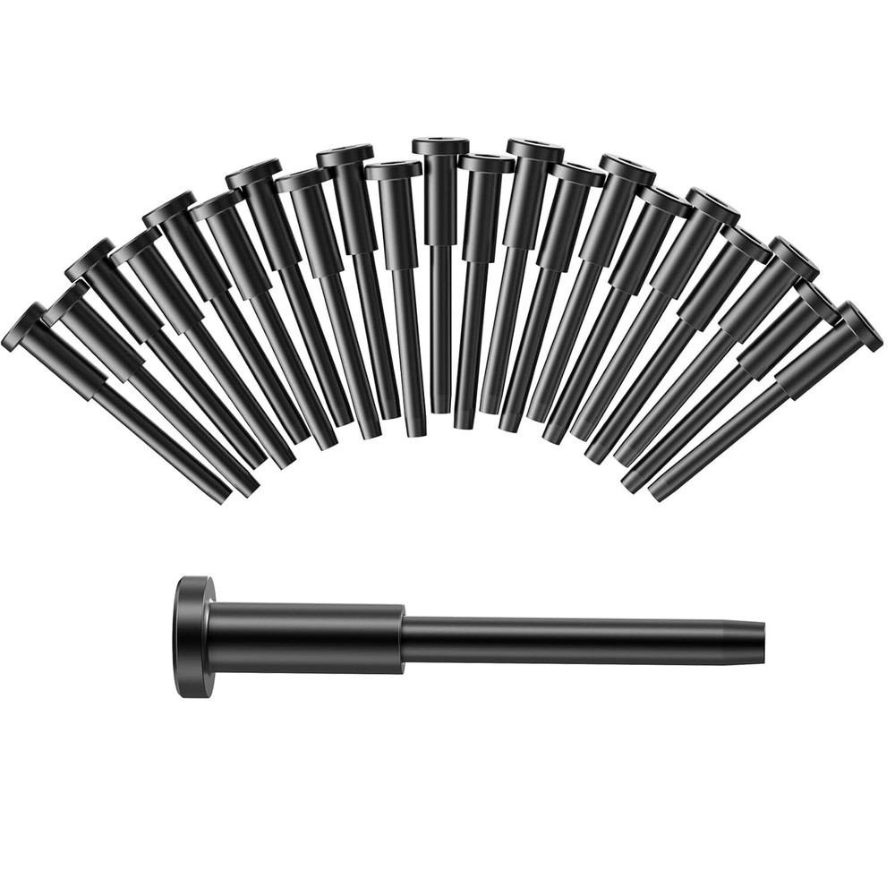 20 Pack 1/8" Black Invisible Receiver and Swage Stud End Fitss Cable Railing New